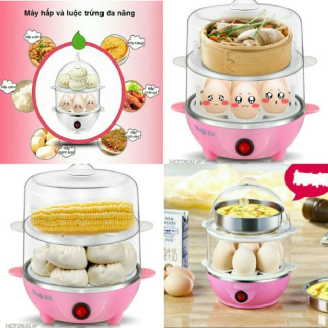 NỒI HẤP BÁNH BAO 2 LỚP ĐA NĂNG - HN