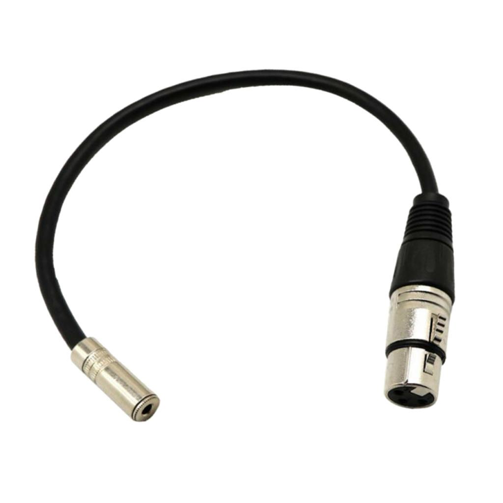 3.5mm Stereo Jack Female To XLR Male Audio Adapter Extension Cable