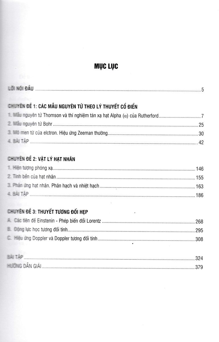 Chuyên Đề Bồi Dưỡng Học Sinh Giỏi Vật Lý - Vật Lý Hạt Nhân &amp; Thuyết Tương Đối - OB