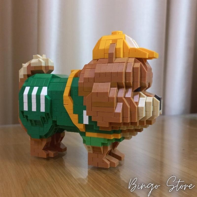 MÔ HÌNH LẮP RÁP CHÓ CHOW CHOW 953 CHI TIẾT CỰC HẤP DẪN VÀ DỄ THƯƠNG