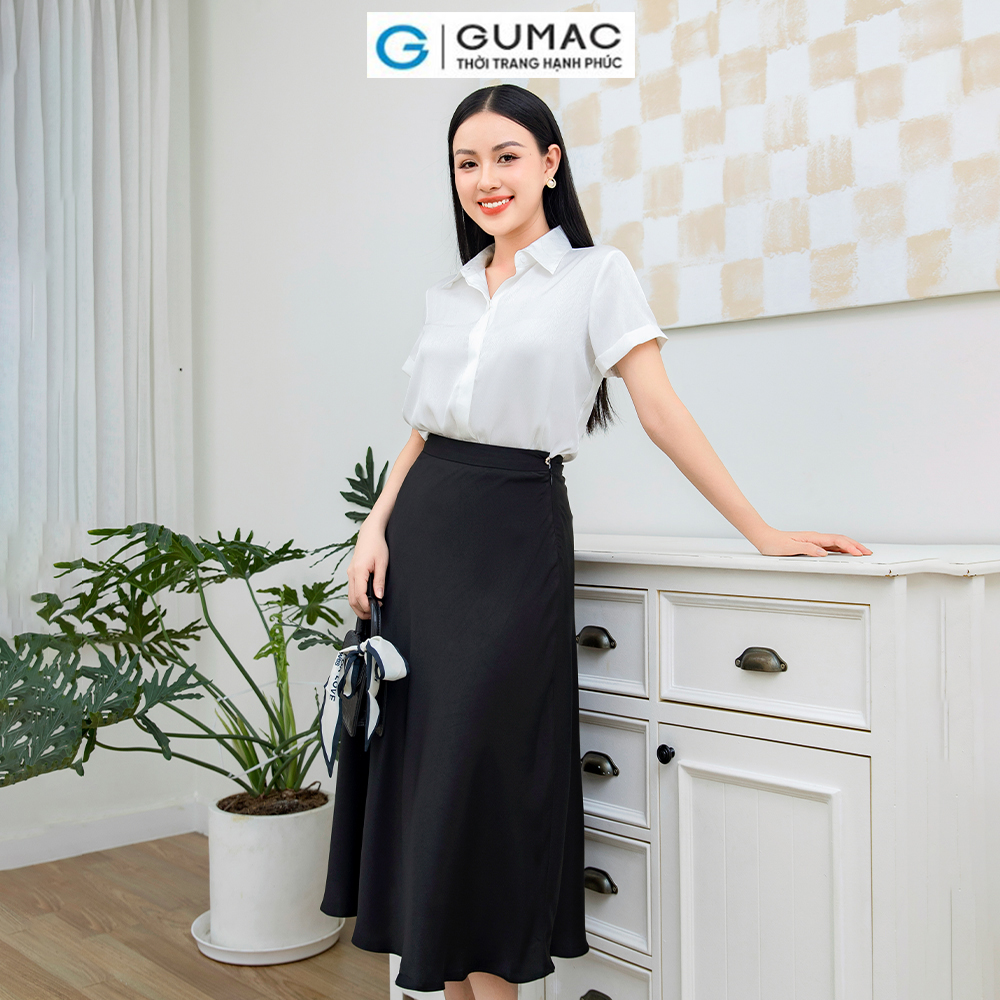 Áo kiểu tay lật AD11071 thời trang GUMAC