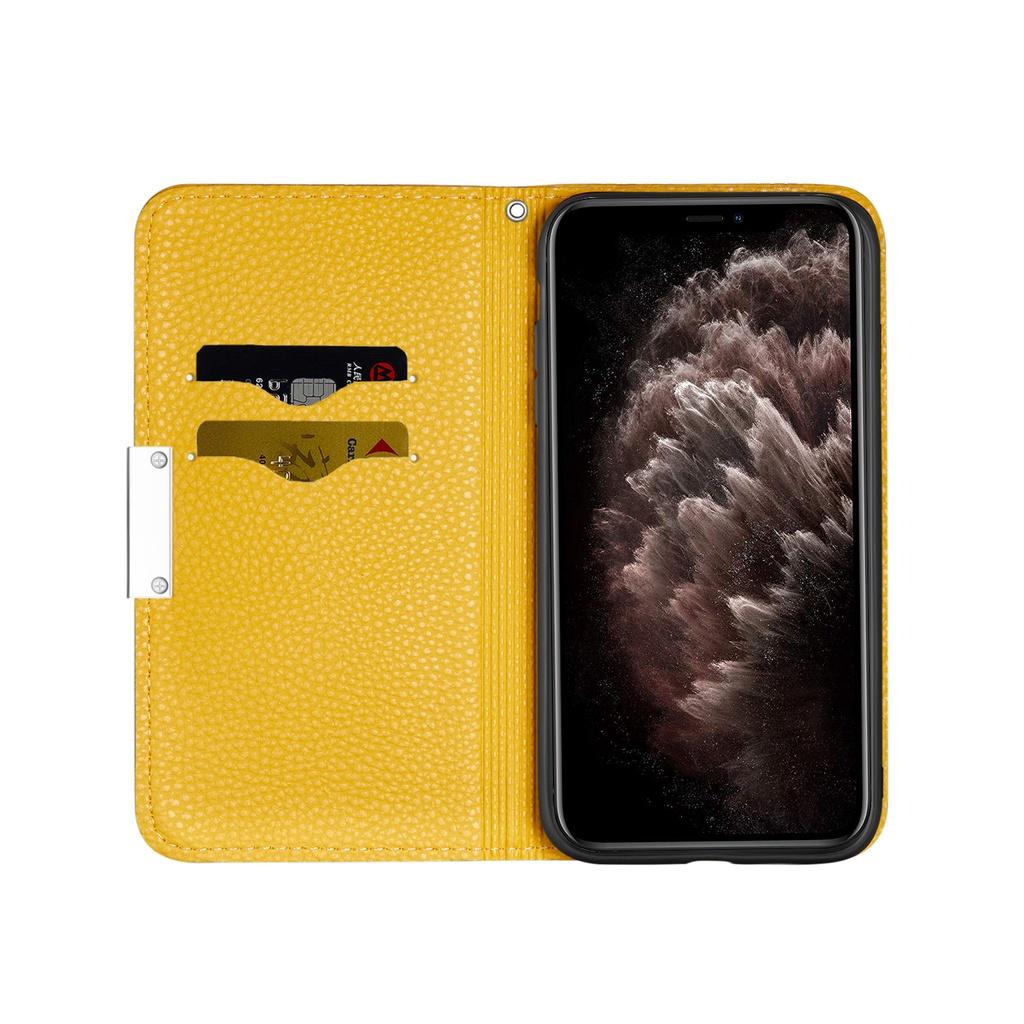 Bao da điện thoại nắp lật kiêm giá đỡ và ví đựng thẻ cho Samsung Galaxy S7 Edge S8 Plus S9 Plus S10e S10 Plus