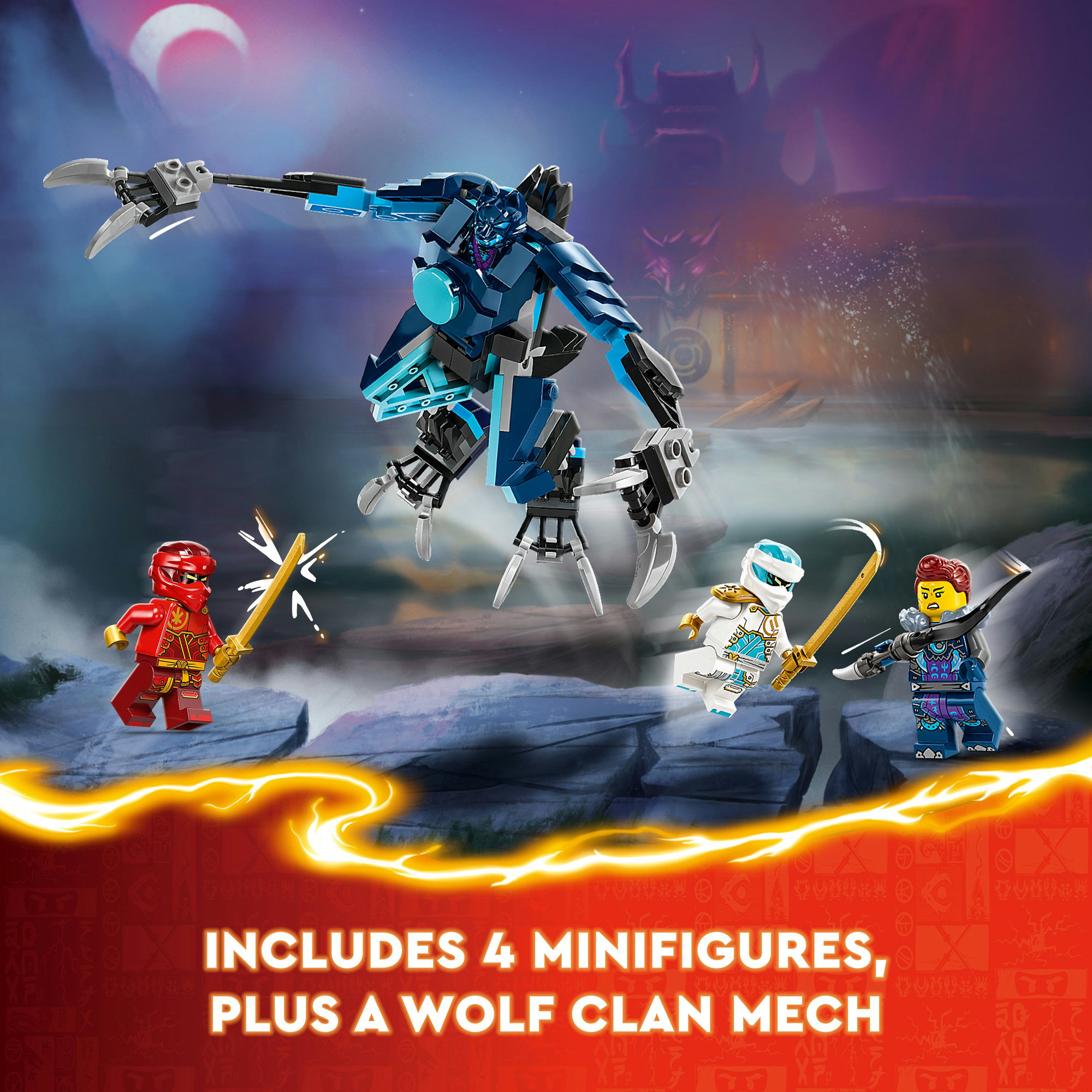 LEGO NINJAGO 71808 Đồ chơi lắp ráp Chiến giáp lửa của Ka-i (322 chi tiết)