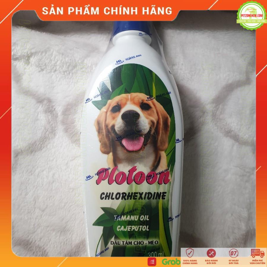 Sữa tắm cho chó mèo Fay Plotoon Chlorhexidine - 300ml chống viêm da - nấm da - ngứa - nhiễm trùng