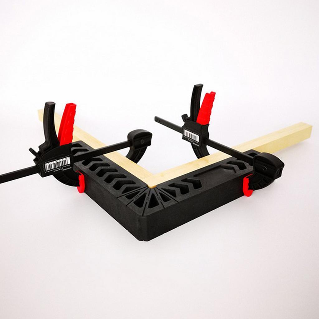 Adjustable Woodworking Clip, 6 Inch Wood-Working Bar Clamp, Quick Ratchet Release Squeeze DIY Hand Tools