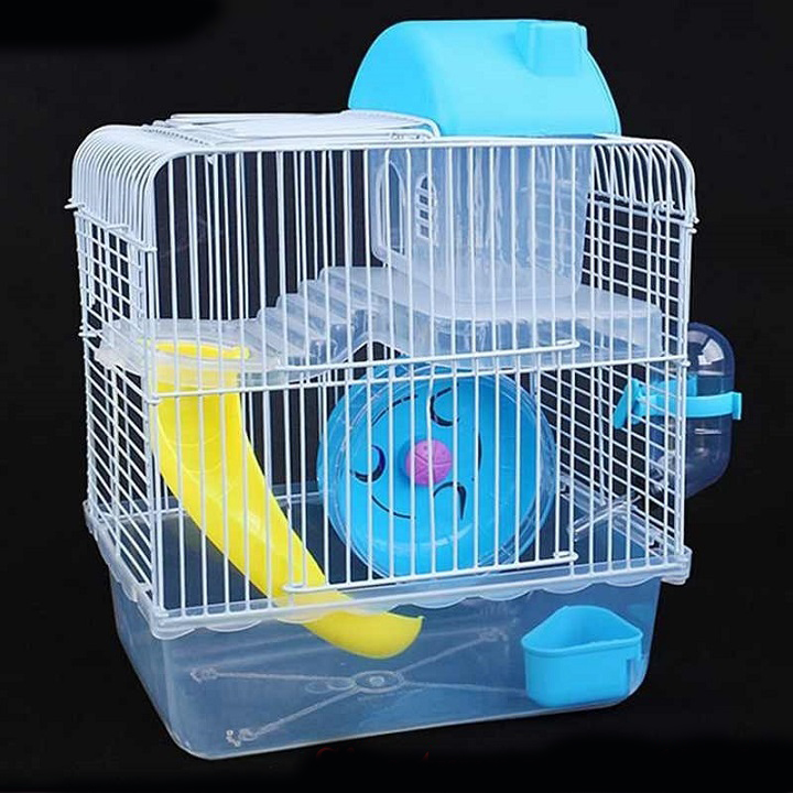 Lồng nuôi hamster hoàng tử 2 tầng nhiều màu sắc cho bạn tha hồ lựa chọn