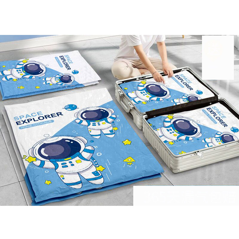 Combo 09 Túi hút chân không đựng chăn, quần áo, ga gối hình phi hành gia