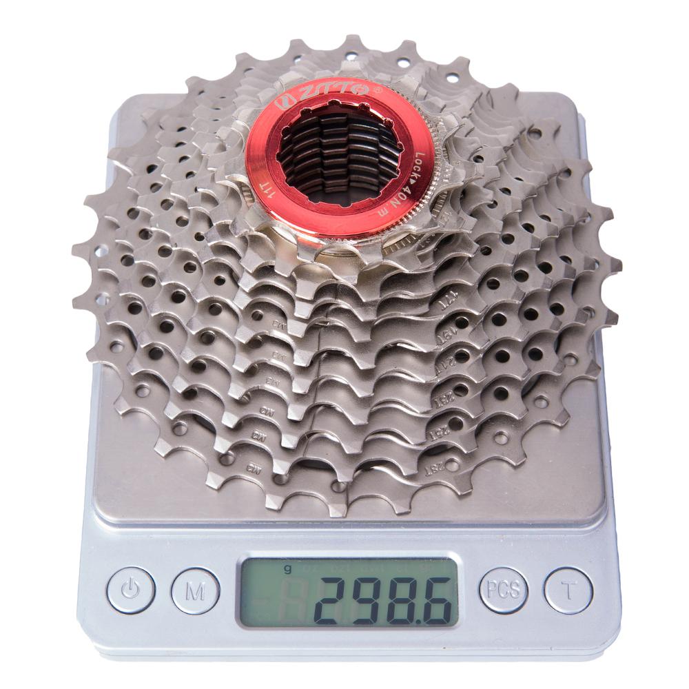 Bánh răng nhông xích xe đạp ZTTO bằng thép cường độ cao với lớp mạ niken bền,11 tốc độ 11 - 28T cassette