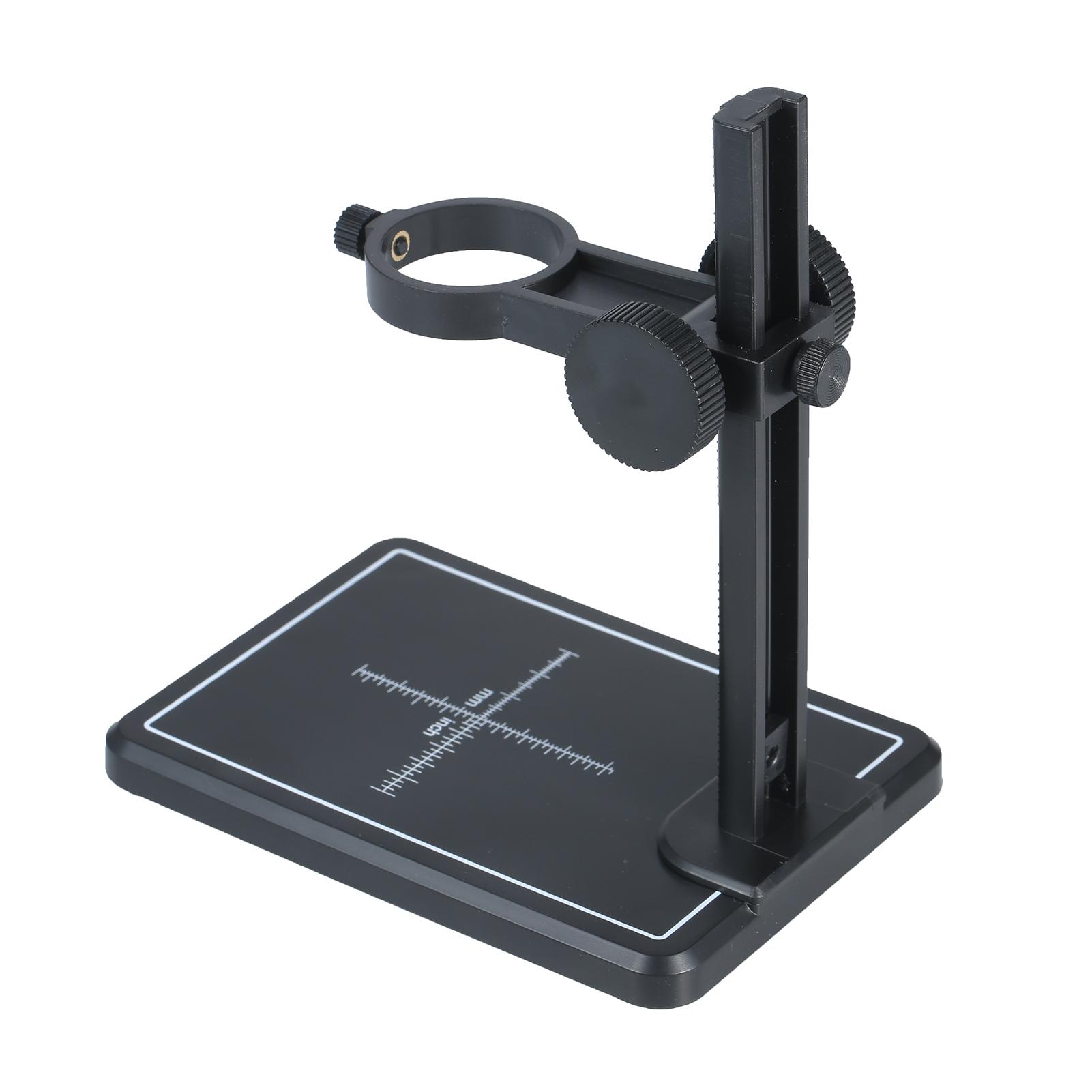 Digital Microscope Photo and Video with 4.3-inch 1080P Screen 1000X Magnification Zoom 8pcs LED Lights Compatible for Windows Mac Black and White