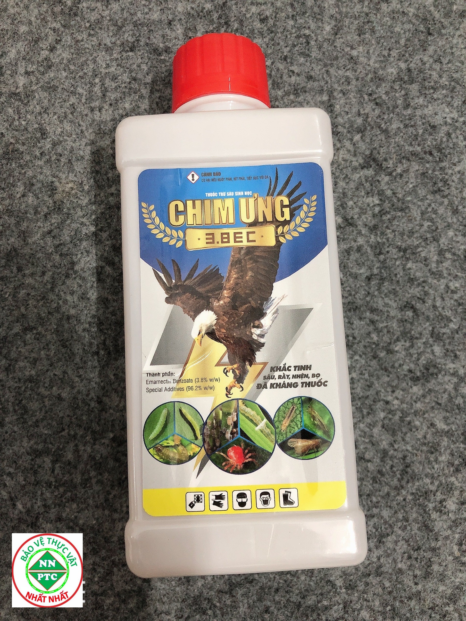 CHIM ƯNG 3.8EC Diệt Sâu Sinh Học Trên Lúa,Bắp Cải,Dưa Hấu,Chè,Cam.