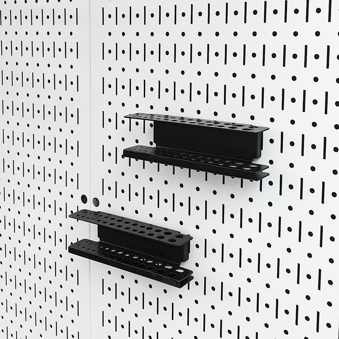 Bộ 2 Giá Mũi Khoan Pegboard - Móc Treo Đồ Nghề Sử Dụng Với Bảng Treo Dụng Cụ Sửa Chữa Pegboard Cơ Khí SMLIFE