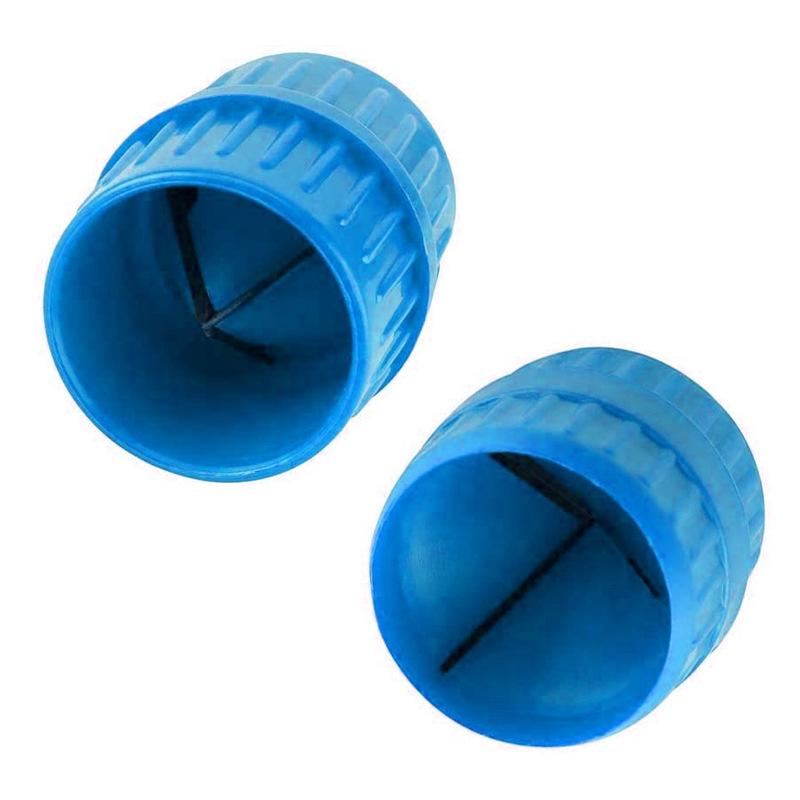 Mũi doa ống đa năng Dụng cụ mài bavia ống bên trong và ngoài Dụng cụ mài bavia ống nhiều lớp có lưỡi thép, màu xanh lam