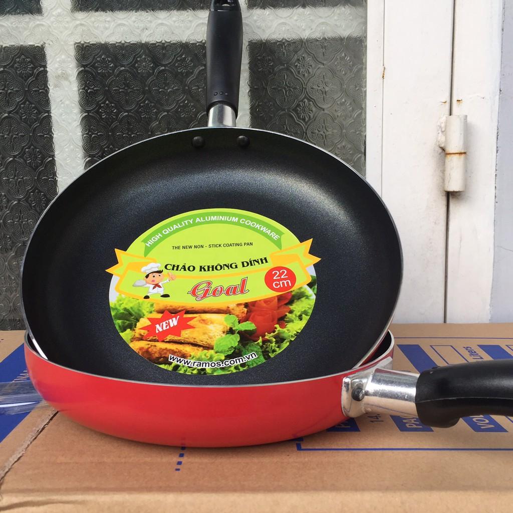 Chảo quai cầm chống dính 22cm, cách nhiệt, chống dính tốt