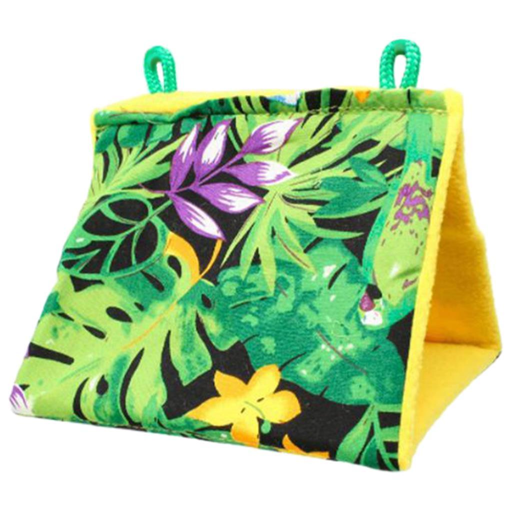Bird Parrot Parakeet Budgie Hammock Cage Hut Tent Pet Bed Hanging Cave Toy