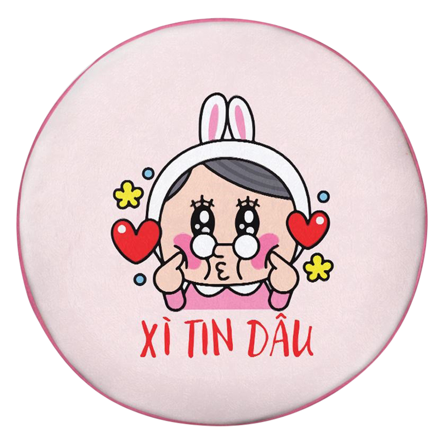 Gối tròn Xì tin dâu - GOFU445