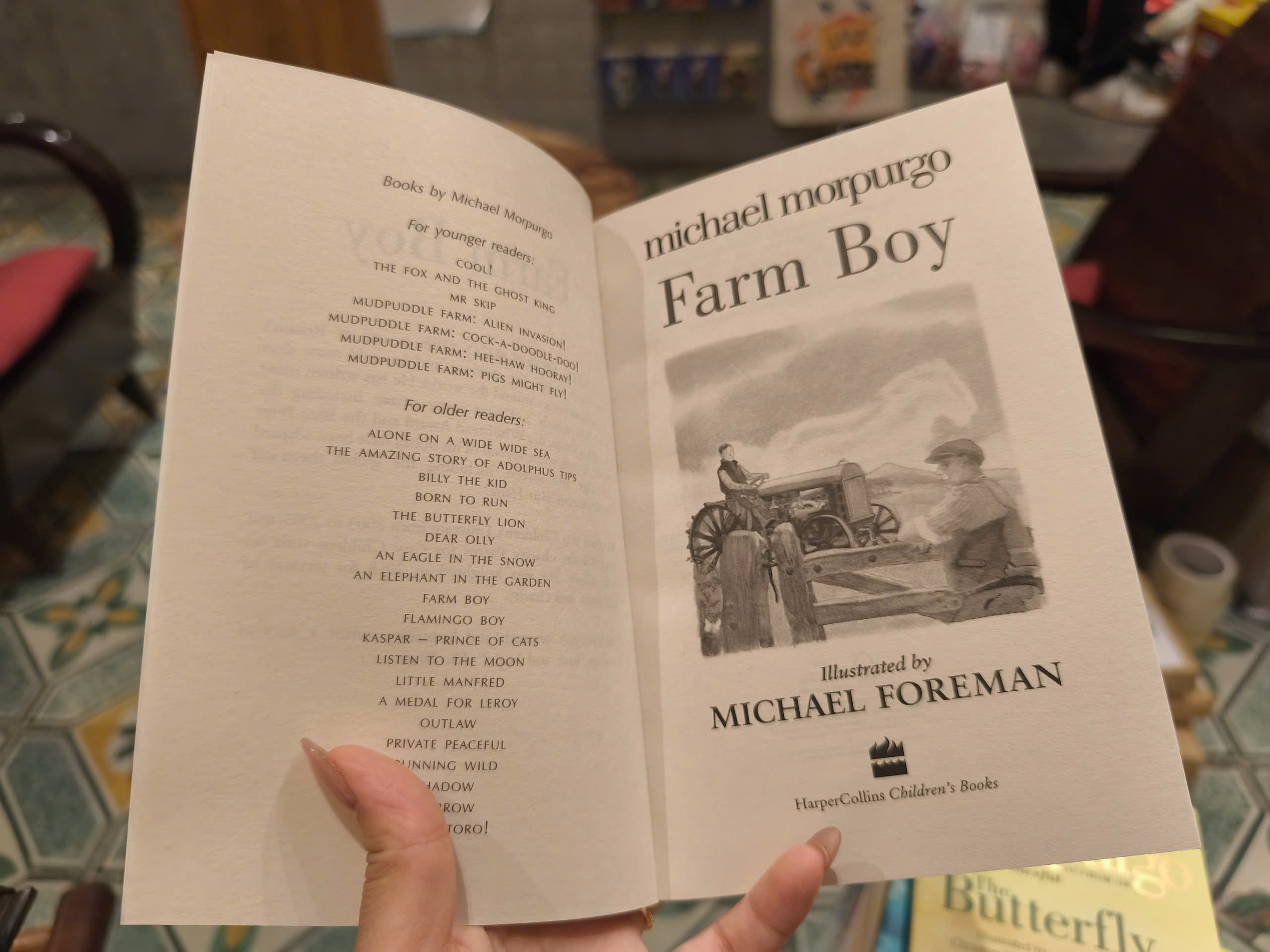 Farm Boy by Michael Morpurgo - Children Story Picture book in English - Sách Ngoại Văn Nhập Khẩu