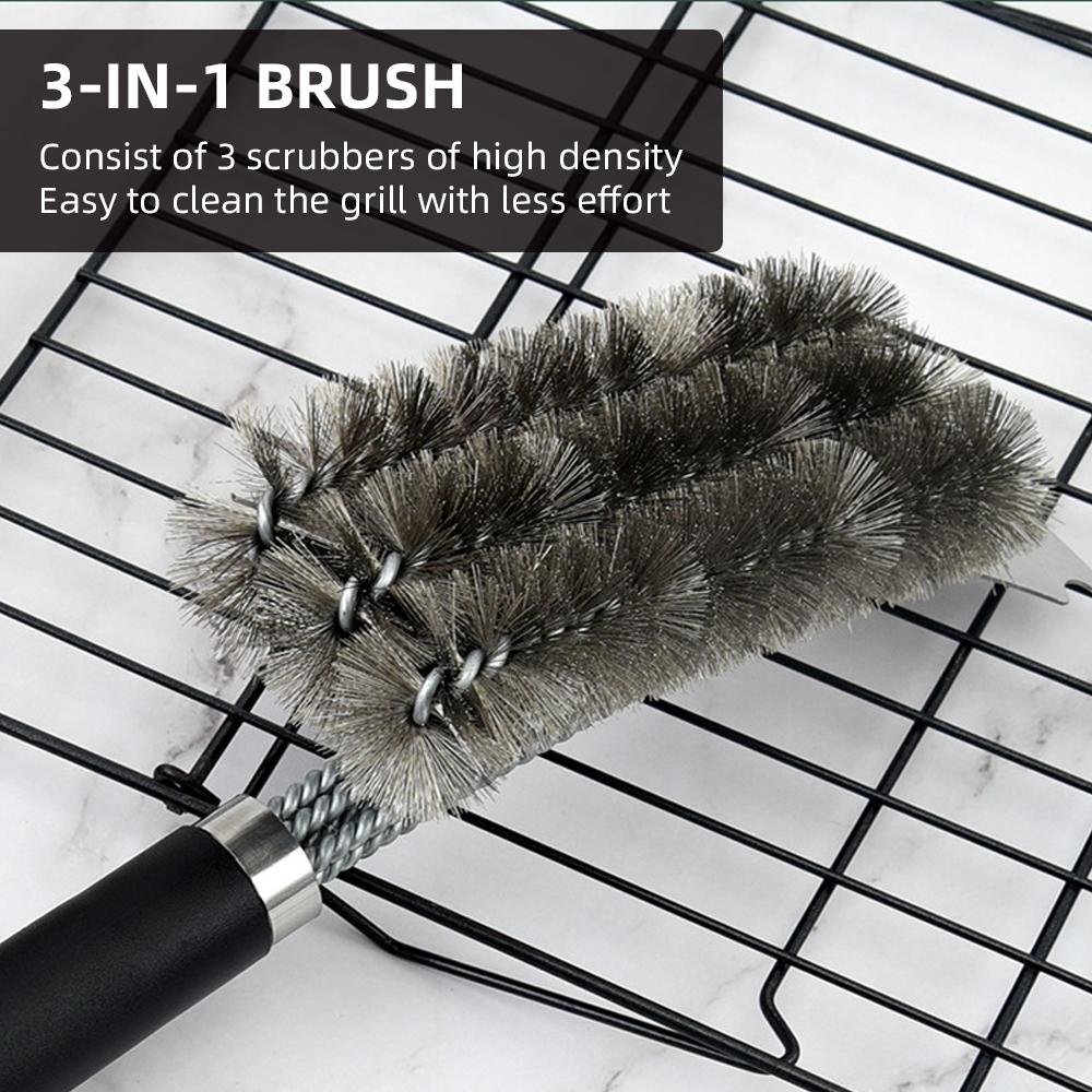 Bàn Chải Vệ Sinh Đồ Nướng Bbq Bằng Thép Không Gỉ