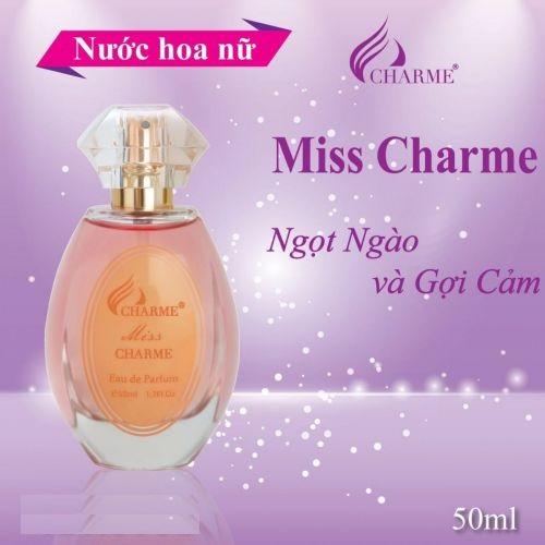 Nước hoa nữ lưu hương lâu, Charme Miss Charme, mùi hương nhẹ nhàng, mượt mà như sự âu yếm của rừng xanh, 100ml