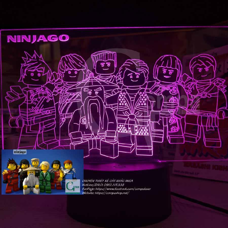 Đèn Ngủ NinjaGo 16 MÀU TUỲ CHỈNH ANJGO0101