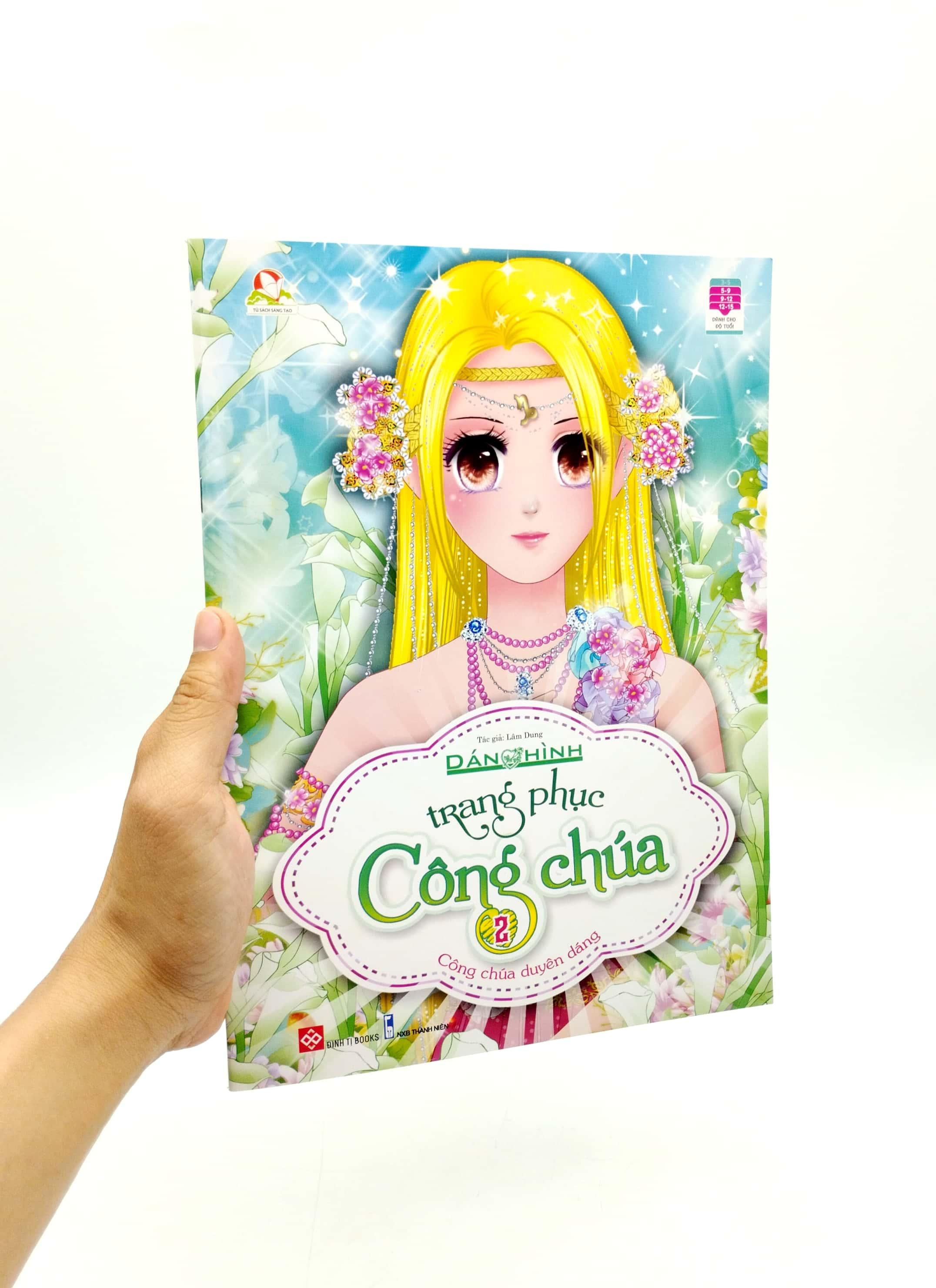 Dán Hình Trang Phục Công Chúa 2 - Công Chúa Duyên Dáng