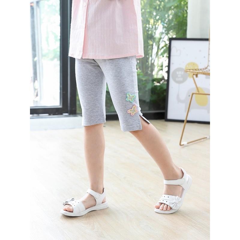 (minqate) Set 3 Quần Legging Lửng Cho Bé Gái Cực Xinh Hàng Quảng Châu Cao Cấp