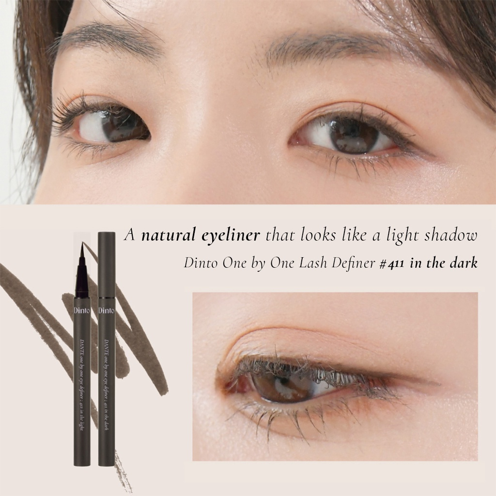 Bút Kẻ Mắt Chống Nước DINTO Dante One By One Eye Definer 2 màu