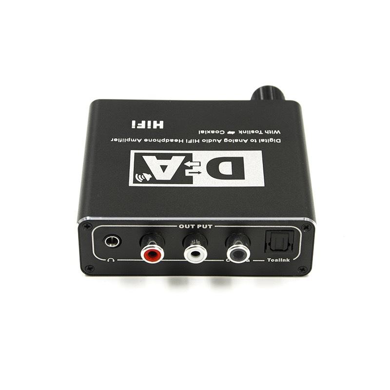 Bộ chuyển đổi âm thanh kỹ thuật số sang analog giá tốt nhất có điều chỉnh âm lượng cáp quang kỹ thuật số đồng trục sang bộ giải mã âm thanh analog