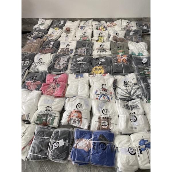 (11) Áo thun tay lỡ nam nữ, áo phông unisex form rộng chất cotton mát mịn thấm hút mồ hôi in hình Hoạt Hình