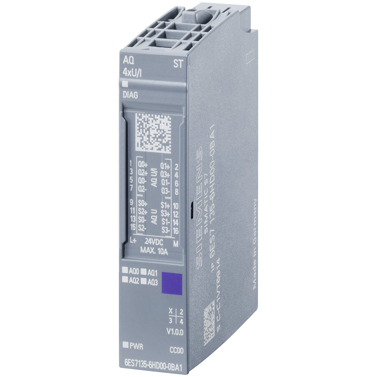 Module I/O AQ 4xU/I ST SIMATIC ET 200SP SIEMENS 6ES7135-6HD00-0BA1 | Hàng chính hãng