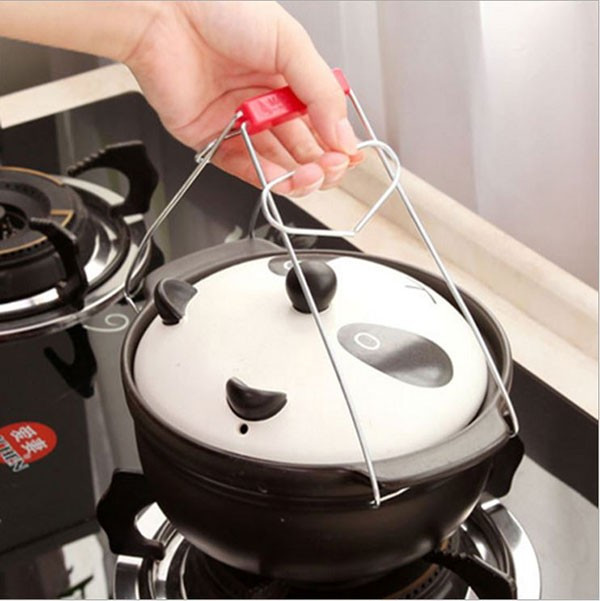 Combo 2 Dụng Cụ Kẹp Gắp Nóng Nhấc Nồi 2 Chia Chuyên Dụng Loại Tốt Dài 20CM