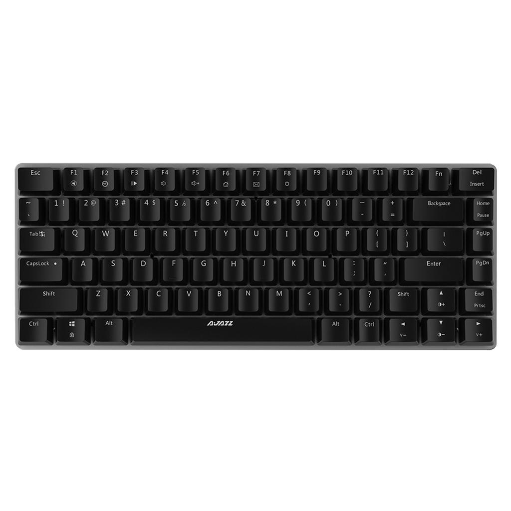 Mechanical Keyboard Portable 82 Keys Black Switches-Black Light