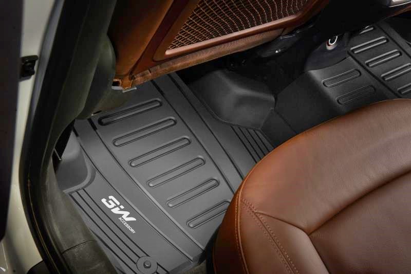 Thảm lót sàn xe ô tô Audi Q7 2015,đến nay Nhãn hiệu Macsim 3W chất liệu nhựa TPE đúc khuôn cao cấp.màu đen