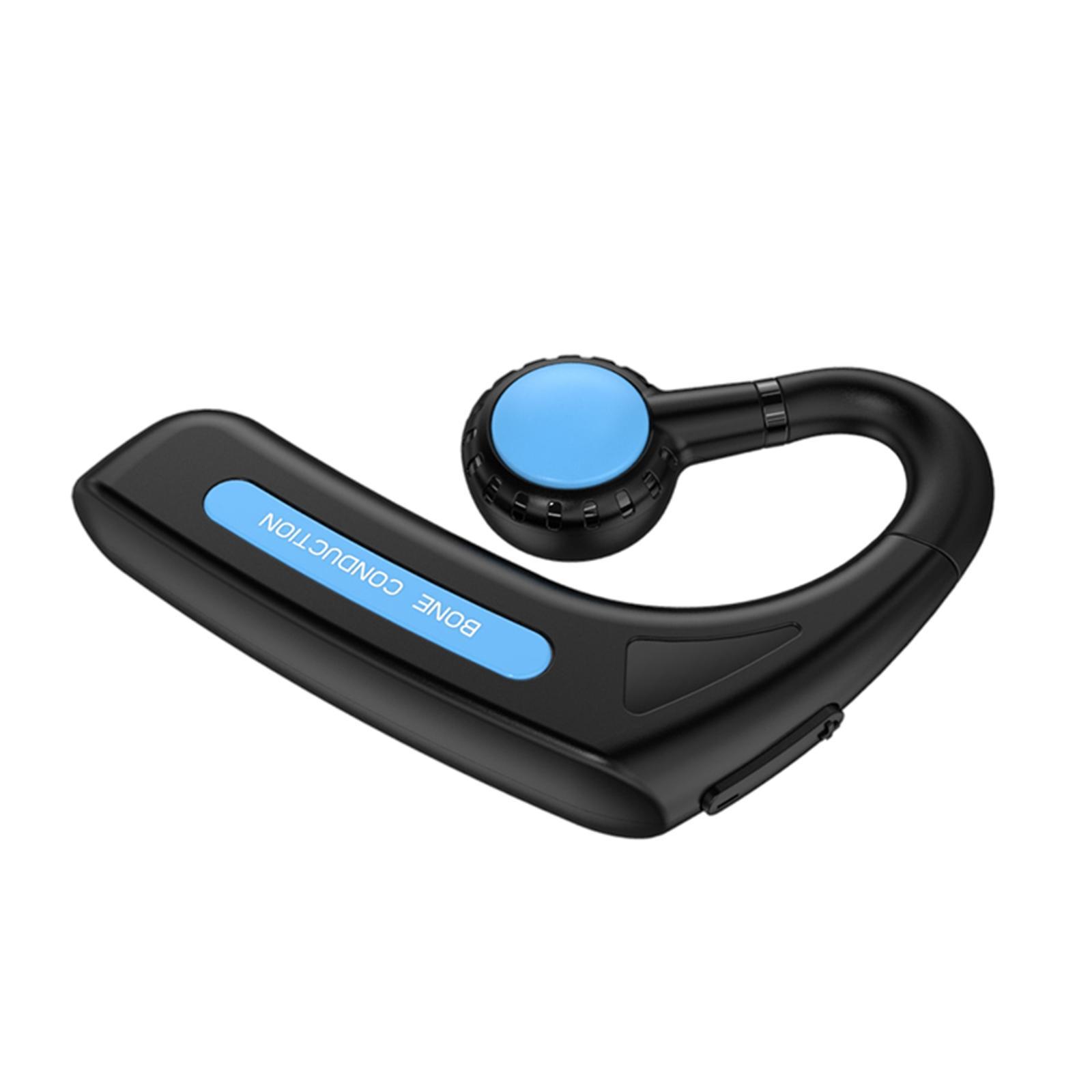 Bone Conduction Headphones for Cycling Sport Outdoor Indoor Black /Blue