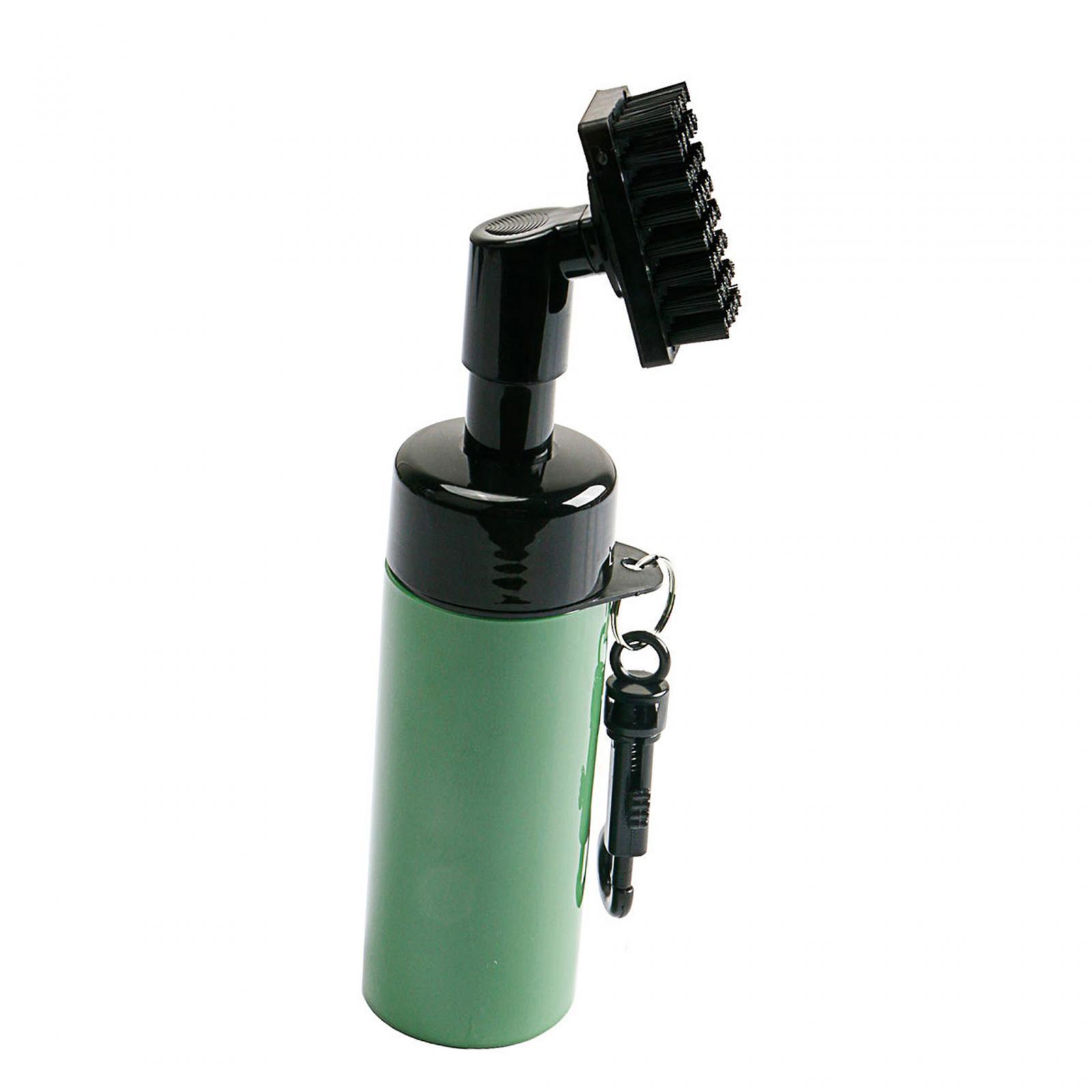 Golf Club Cleaner Brush with Water Bottle Portable Golf Cleaning Brush Spray
