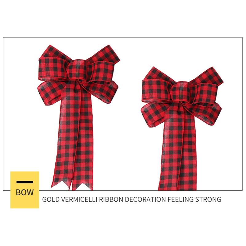 Nơ Trang Trí Giáng Sinh 10 Inch