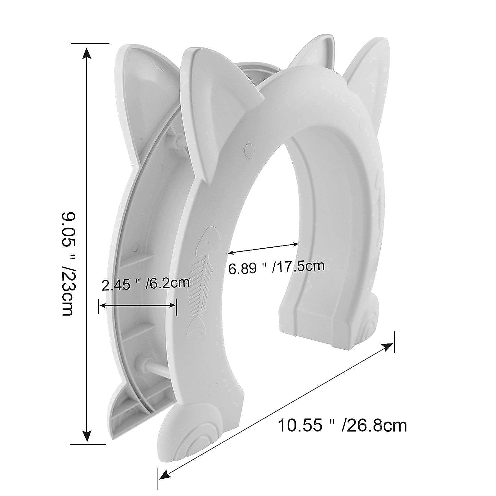 Cửa nội thất cửa mèo, cánh cửa mèo vỗ cho mèo lên đến 10 kg, đường hầm mèo cho cửa phòng