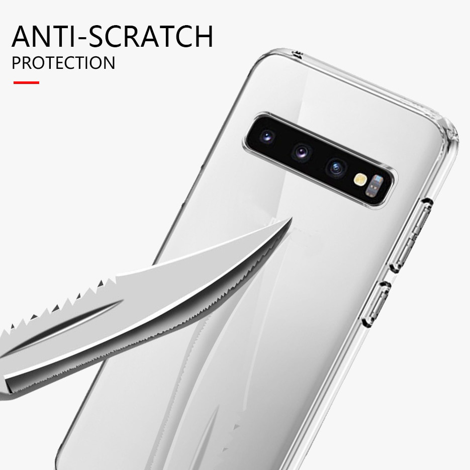 Ốp lưng chống sốc cho Samsung Galaxy S23 Ultra S22 S21 FE Ultra Z Flip 3 4 Fold 3 4 Note 10 Plus Lite hiệu Likgus Crashproof mặt lưng cường lực viền dẻo chống ố vàng - Hàng nhập Khẩu