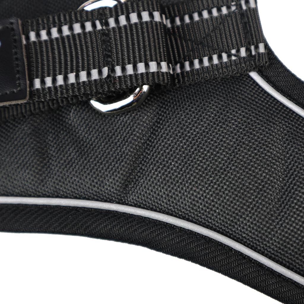 Pet Dog Chest Strap Harness Soft Adjustable Reflective Breathable Vest S