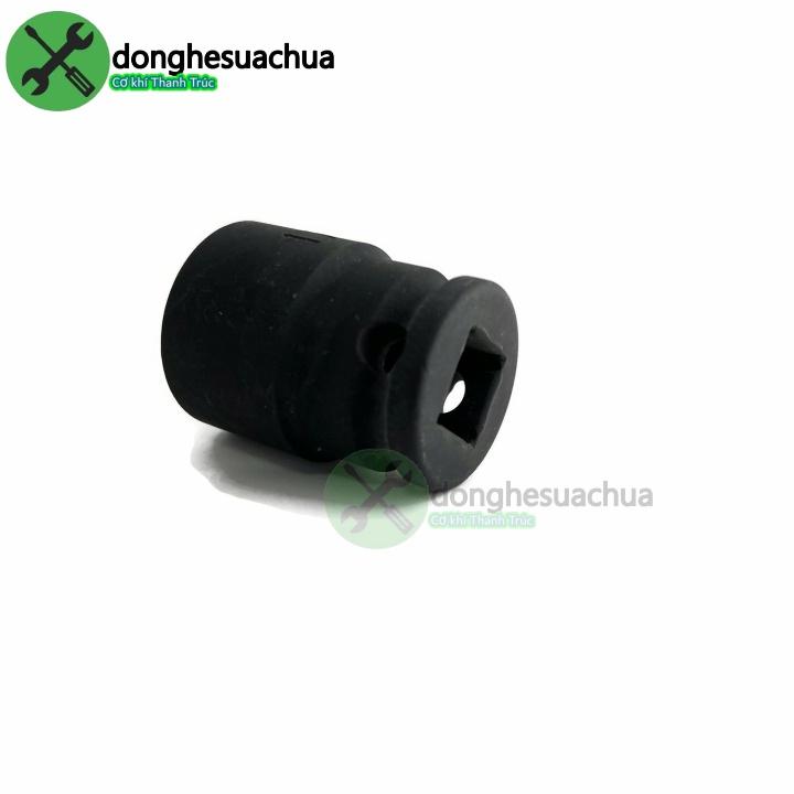 Tuýp 17mm 3/8 Kingtony 353517M loại ngắn 6 cạnh màu đen