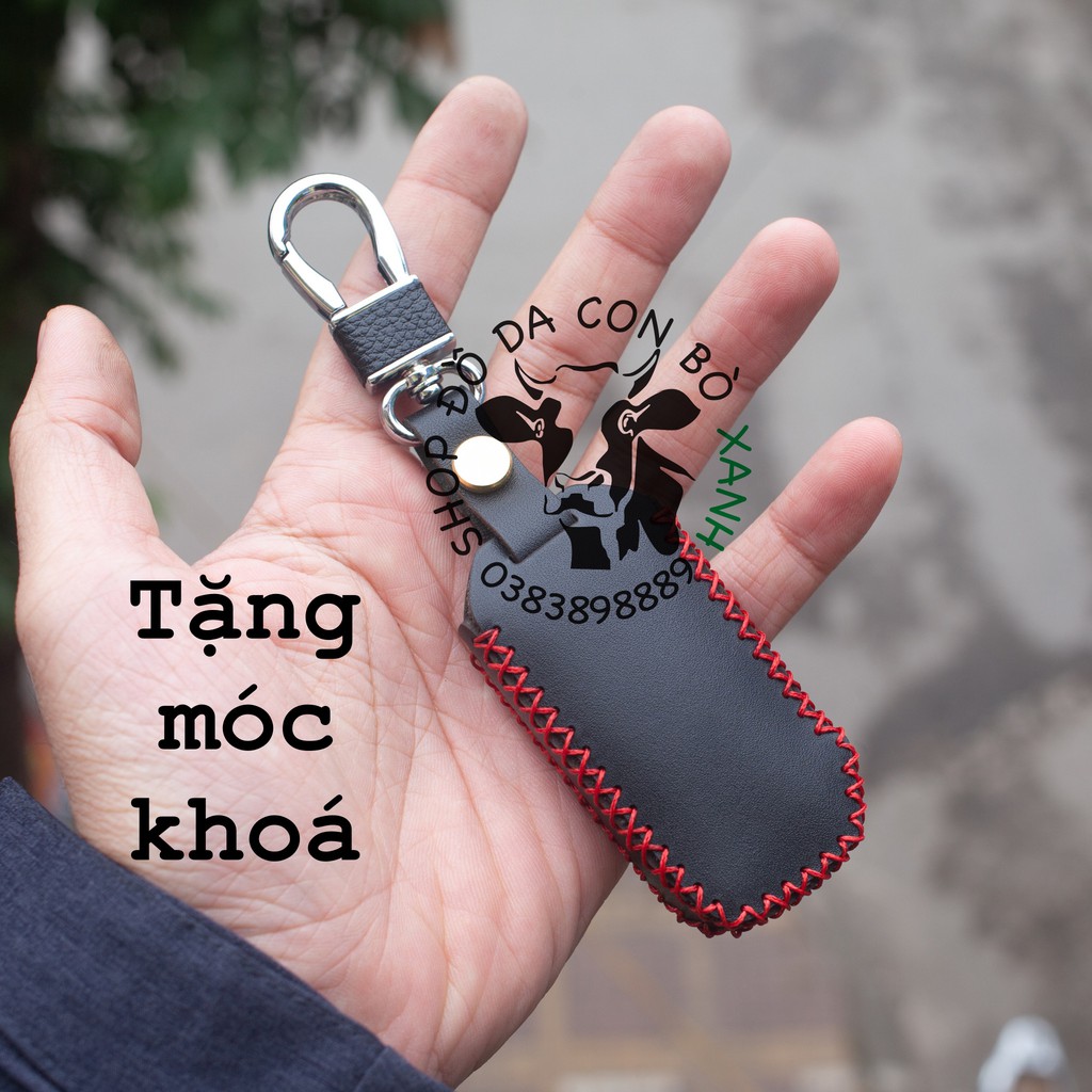 Bao da dành cho chìa Khóa Honda Vision 2021 handmade da thật