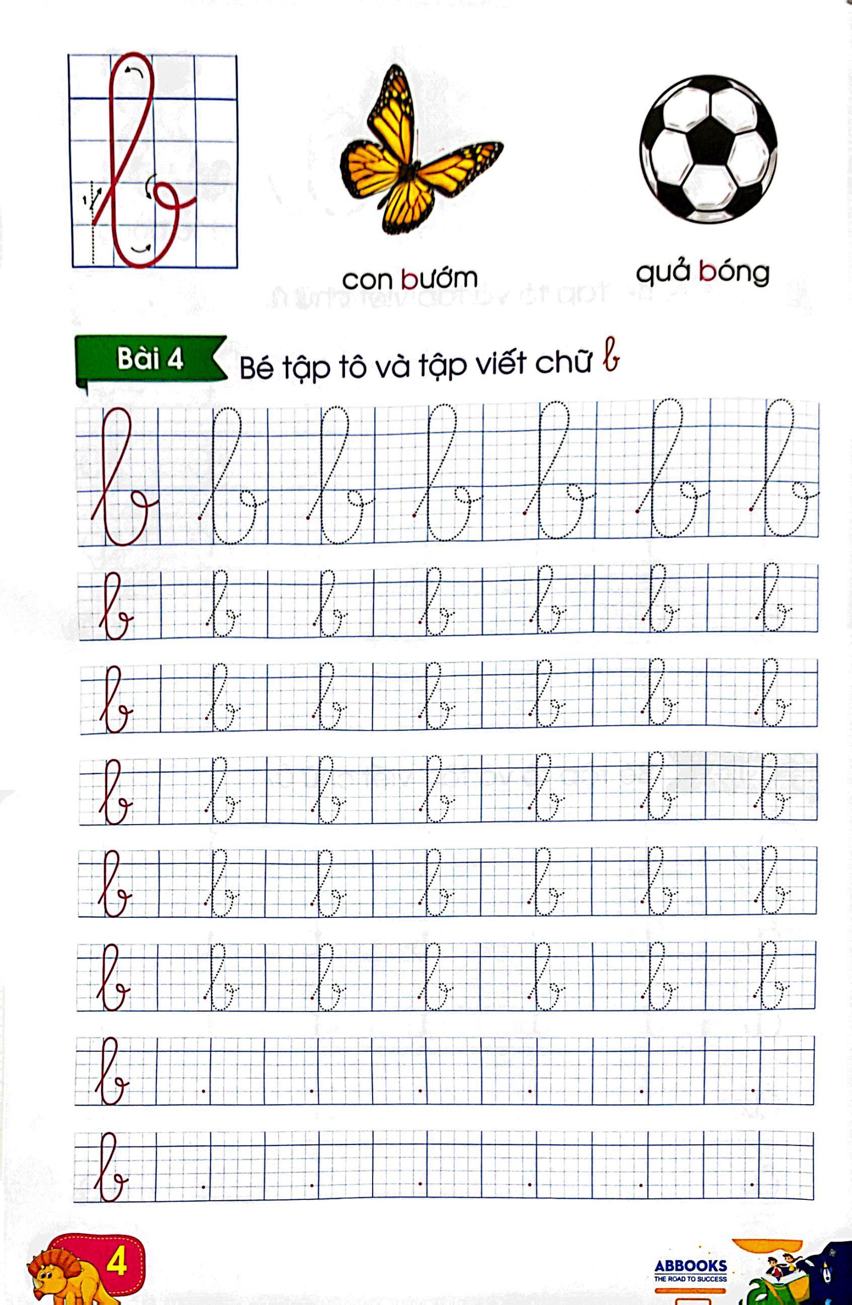 Luyện Tay Cầm Bút - Tập Tô Chữ Cái
