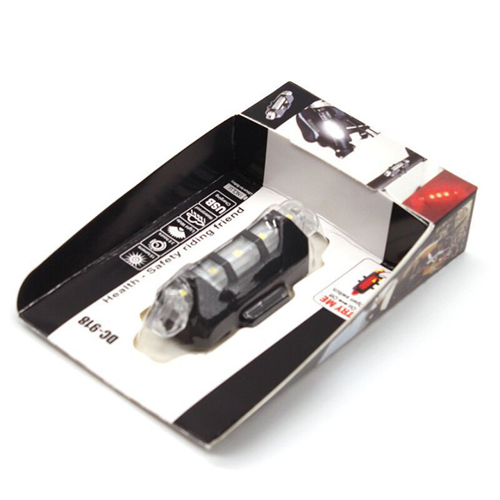 Đèn hậu xe đạp - Đèn hậu led sạc USB