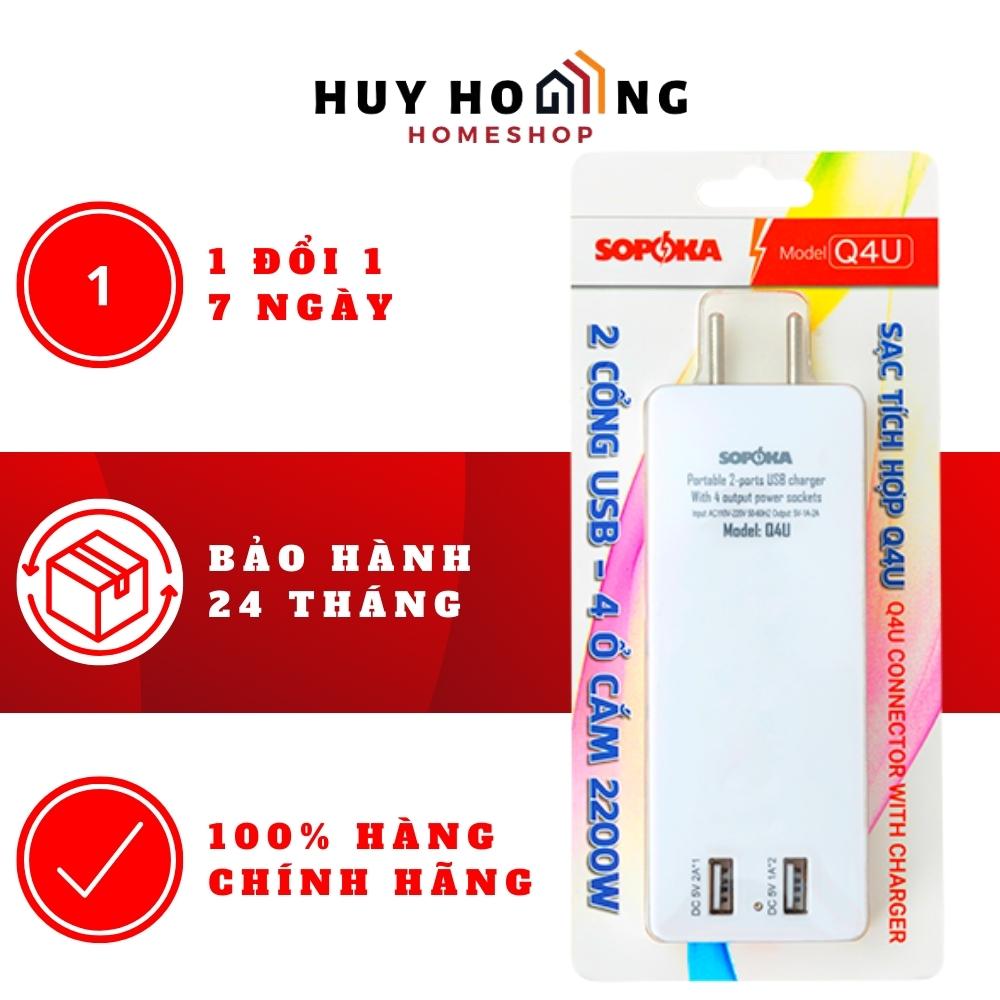 Sạc tích hợp Q4U Sopoka - Hàng chính hãng