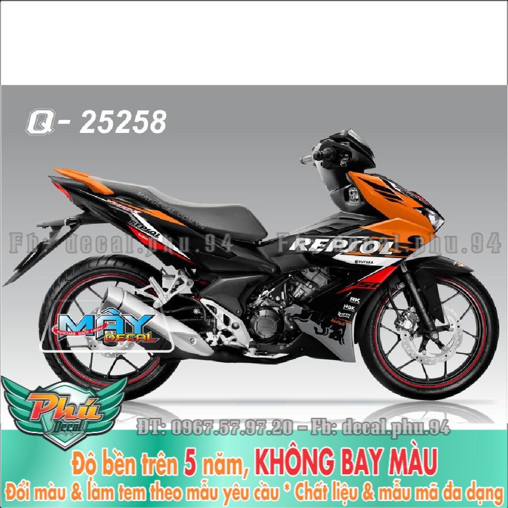 Tem Rời Winner X Repsol cam đen (K) -1