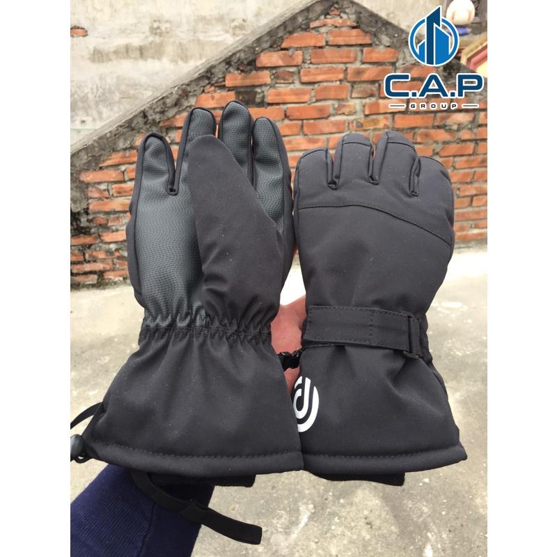 Găng tay mùa đông cho Nam nữ cao cấp tất tay Phao lót nỉ giữ ấm có cảm ứng vân tay chống rét chống lạnh - CN150