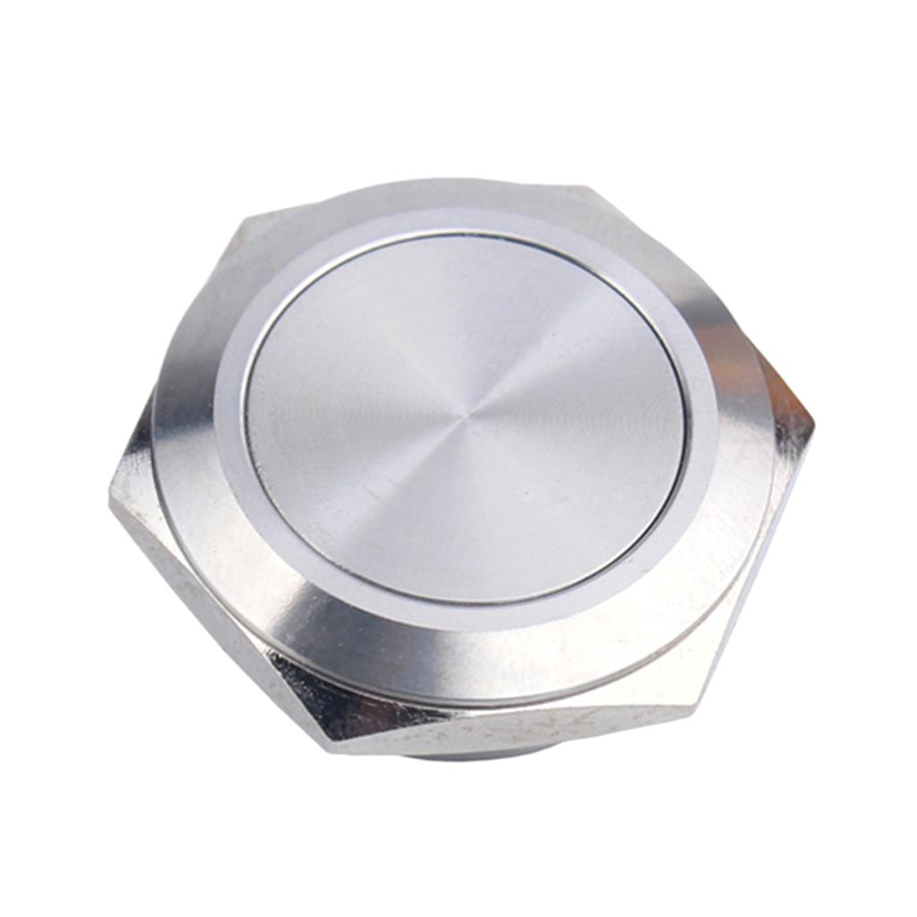 Bạc 25mm Nhất Thời Nút Nhấn Công Tắc/TẮT Chống Thấm Nước