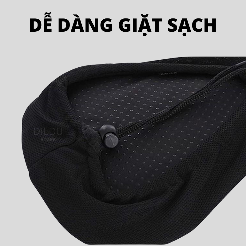 Đệm Yên Xe Đạp Êm - Đệm Bọc Yên Xe Đạp Thể Thao Giant, Trek, Jett - Đệm Gel 3D Không Xẹp Lún - Phụ Kiện Xe Đạp Hàng Chính Hãng