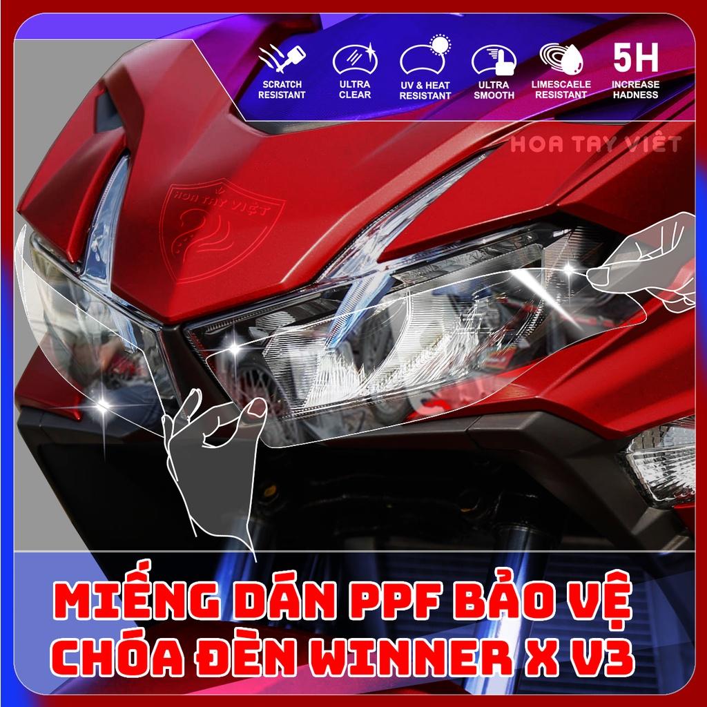 CHÓA ĐÈN Winner X V3 | Miếng dán PPF bảo vệ CHÓA ĐÈN honda Winner X V3 cao cấp chống trầy xước