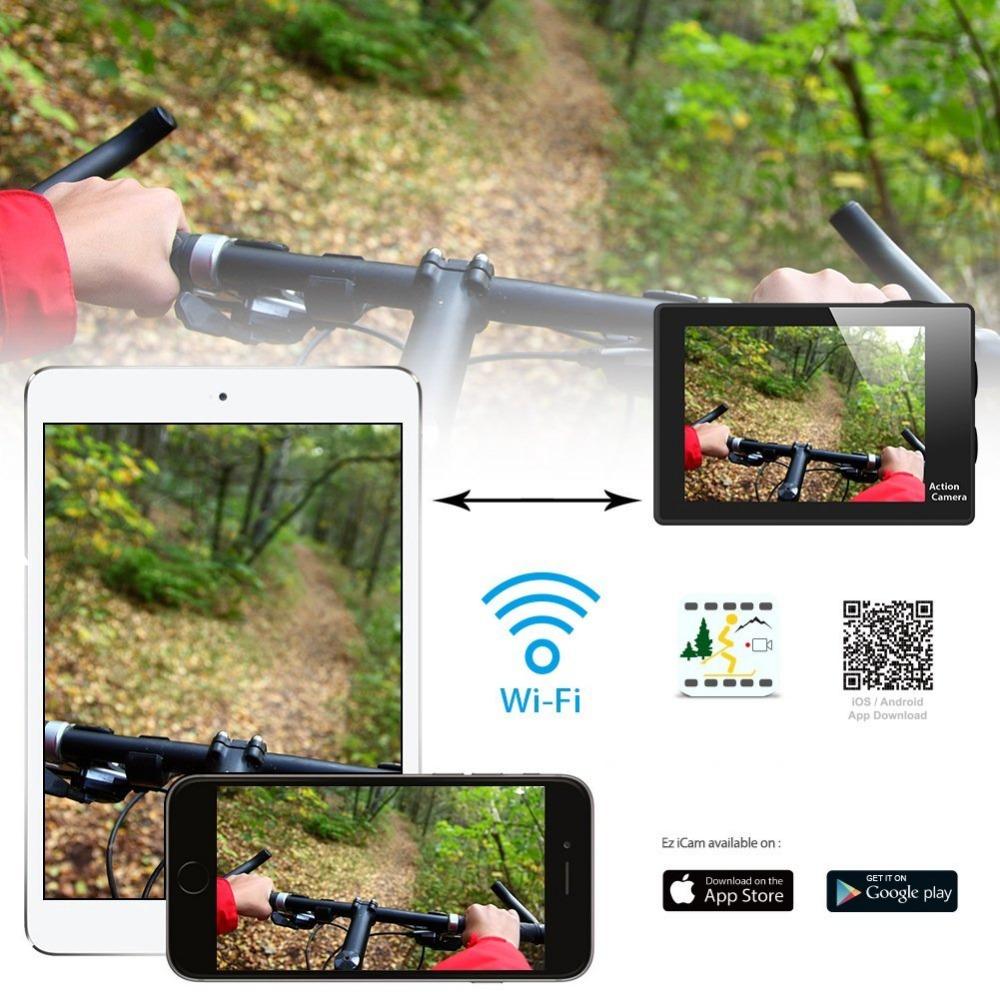 Ban Đầu H9R 4K Wifi Điều Khiển Từ Xa Không Dây 2 "Màn Hình Ống Kính Góc Rộng 170 Độ Full HD Camera Hành Động thể Thao Chống Nước