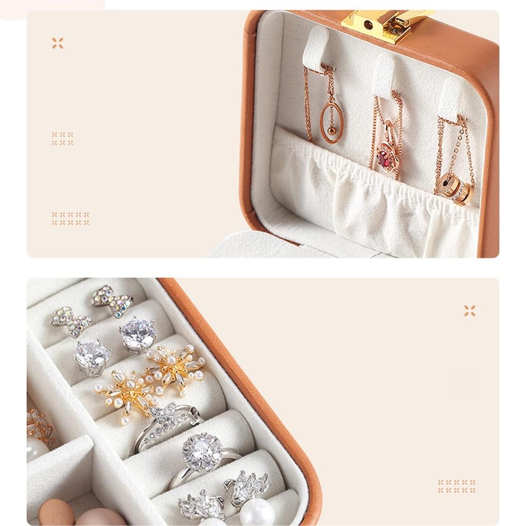 Hộp đựng trang sức Mini Travel Jewelry Box Storage ️